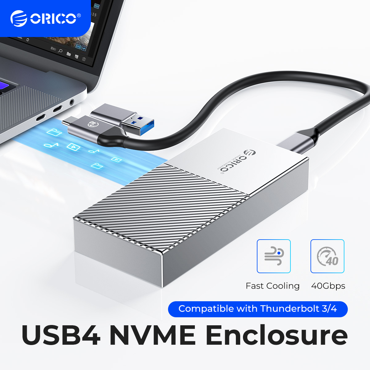 Thunderbolt 4 External Ssd 4Tb - ORICO USB4 NVMe SSD Muhafaza 40