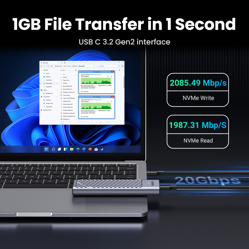 UGREEN 20 Gbps M2 SSD Kasa M.2 - 8Tb M2 Nvme Ssd incelemesi ve fiyatı